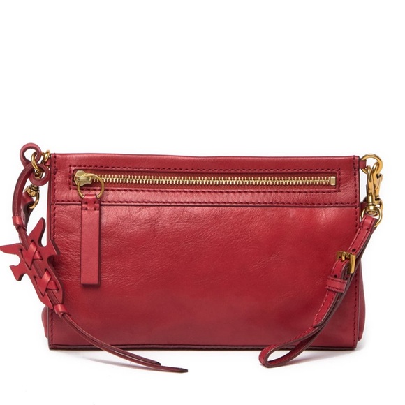 Frye Handbags - New Frye Carson Red Crossbody Wristlet Bag